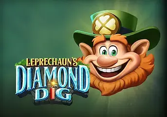 Diamond Dig fun slot-style game preview with pulsing embers and soft red glow